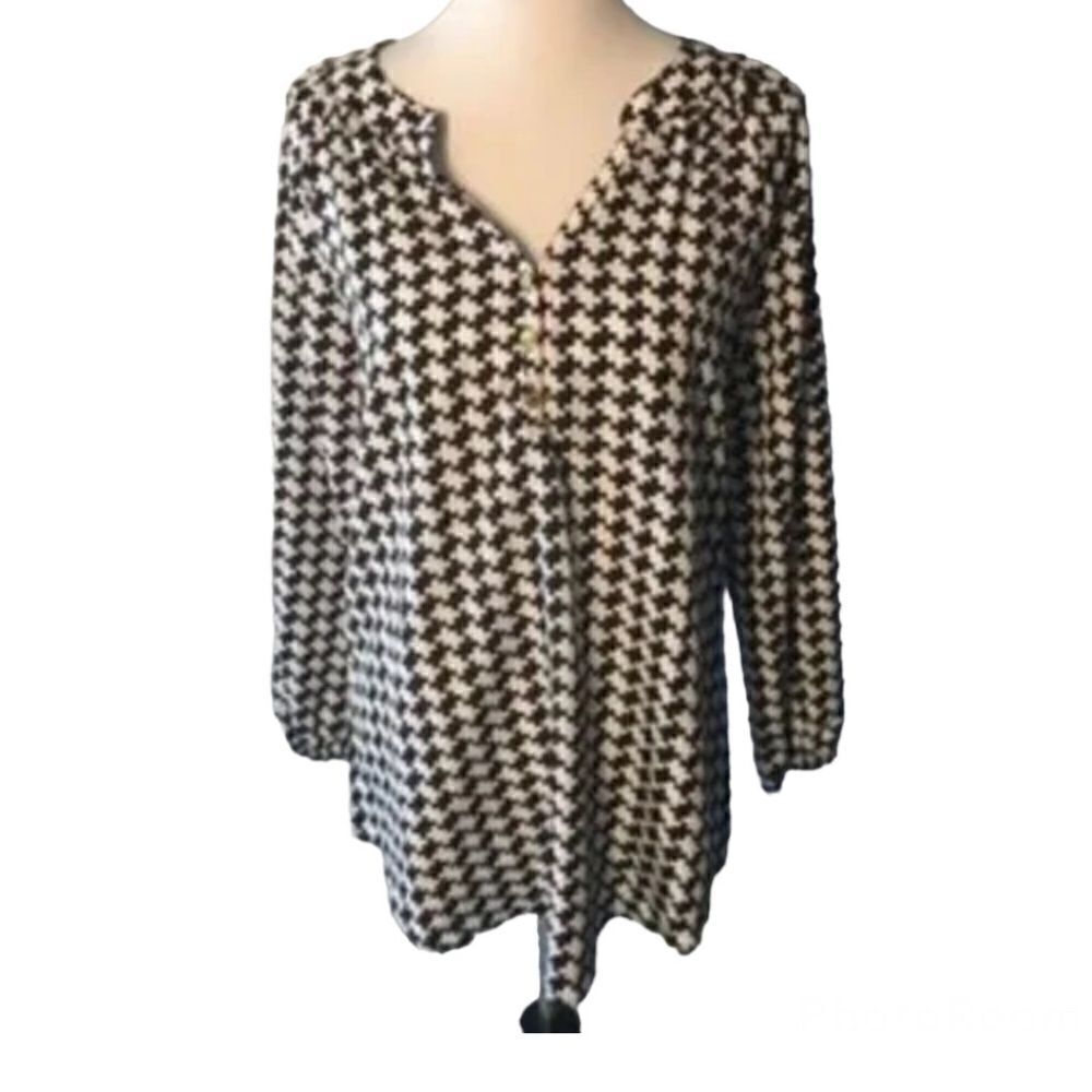 Mud Pie Women’s Black/White Top size S